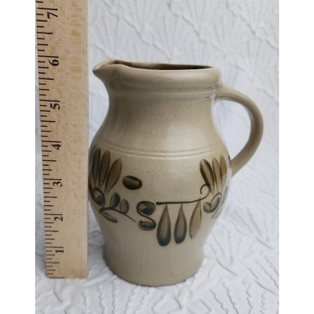 BBP Beaumont Brothers‎ Pottery Pitcher Salt Glaze Stoneware Rustic Primitive - Picture 9 of 11